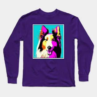 Collie Pop Art Long Sleeve T-Shirt